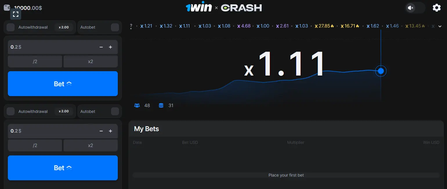 1Win Crash Adrenaline-Fueled Multiplier Madness