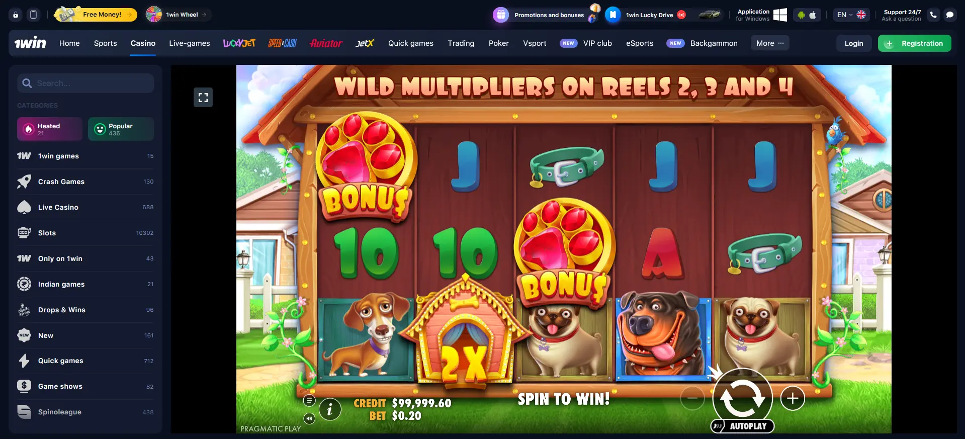 1Win Dog House Megaways Magic Unleashed